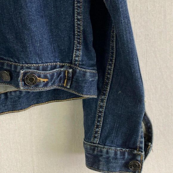 GAP Dark Wash Denim Jacket - Picture 4 of 8